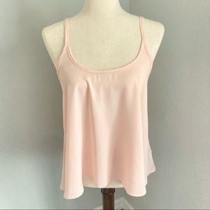 Hippie Love Blush Pink Flowy Camisole Tank Top size M